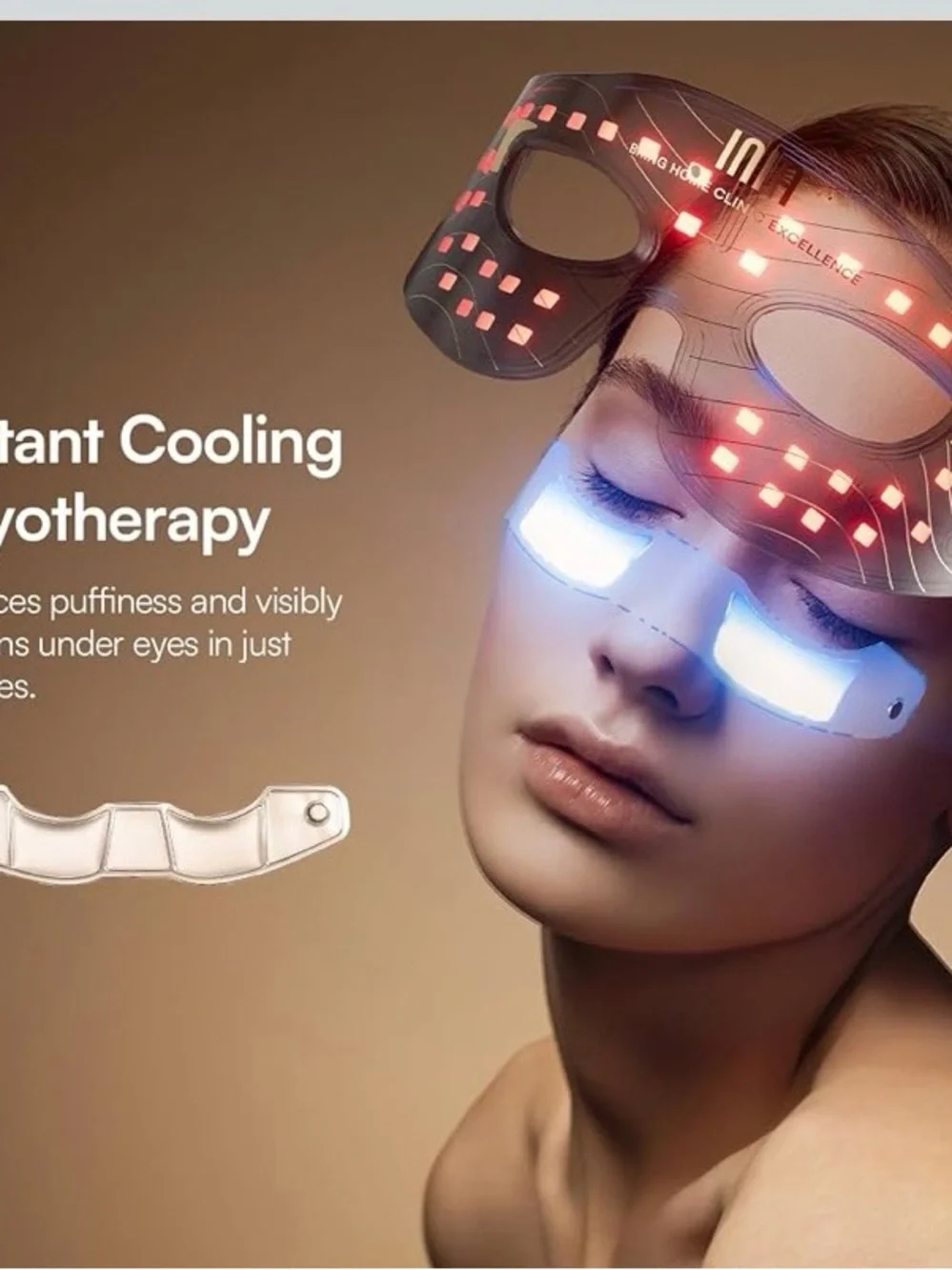 NEW - Red Light Therapy Eye Mask for Under Eye Treatment & Rejuvenation Skincare